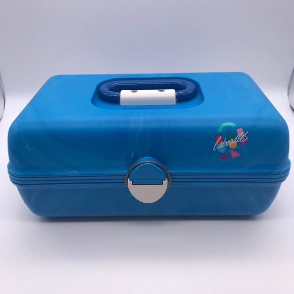 Caboodles Bags Vintage Caboodles Blue Makeup Case Poshmark